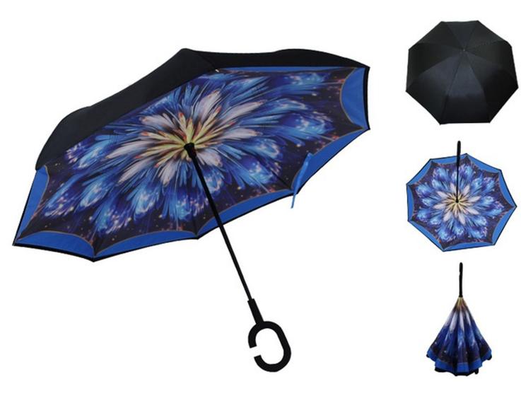 Guarda Chuva Invertido Abre E Fecha Ao Contrário Duplo Tecido Estampado 856 Menor preço em Guarda Chuva Invertido Abre E Fecha Ao Contrário Duplo Tecido Estampado 856