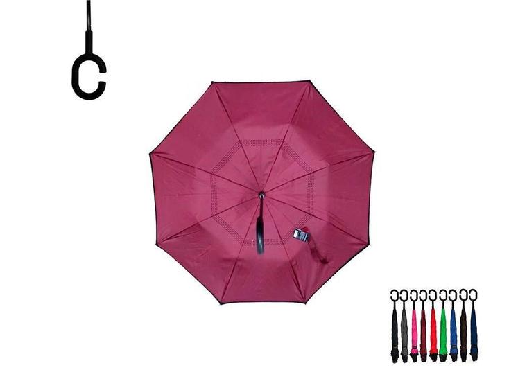Imagem de Guarda Chuva Invertido Resistente Facinato I2090L Vermelho