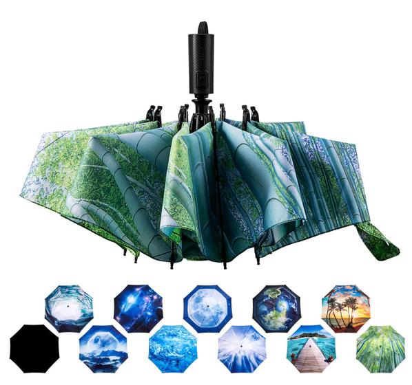 Imagem de Guarda-chuva LANBRELLA Compacto Invertido - Dobrável e Automático