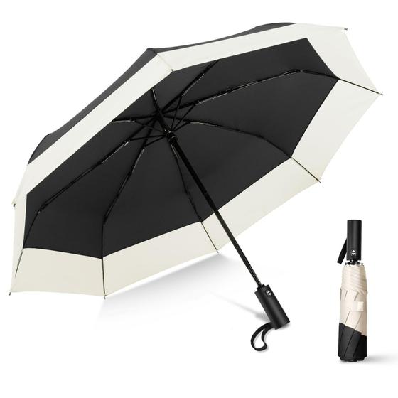 Imagem de Guarda-chuva LEAGERA Compact Small Travel Arc 116 cm preto feminino