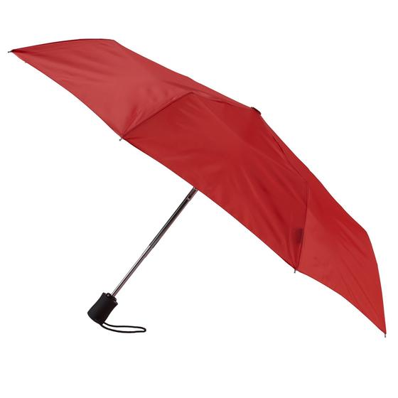 Imagem de Guarda-chuva Lewis N. Clark Travel à prova de vento repelente de água vermelho