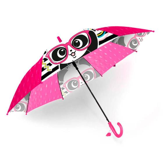 Imagem de Guarda Chuva Luluca Infantil Pandinha Sombrinha Meninas