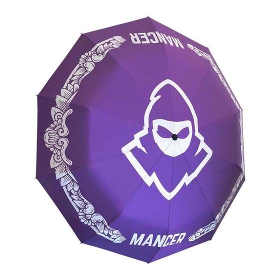 Imagem de Guarda Chuva Mancer Flowers, Compacto, Roxo, MCR-GCCPT-FLWPRP