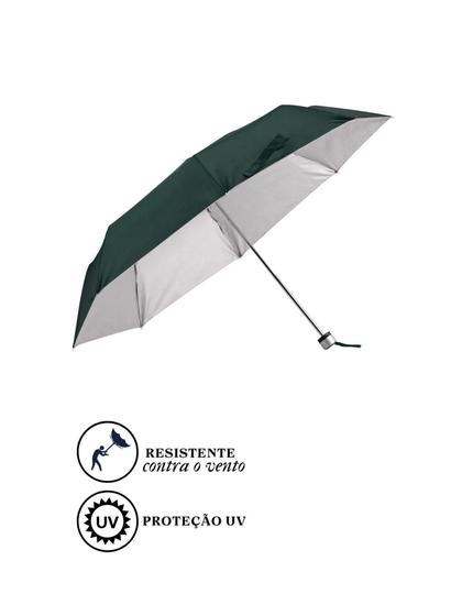 Imagem de Guarda Chuva Proteção Solar Facinato T3102B Verde