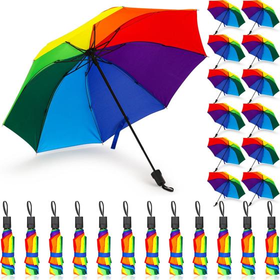 Imagem de Guarda-chuva Rainbow Silkfly Compact Portable Tri Fold x24