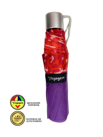 Imagem de  Guarda Chuva Reforçado Voyagem 010BL ROXO LARANJA