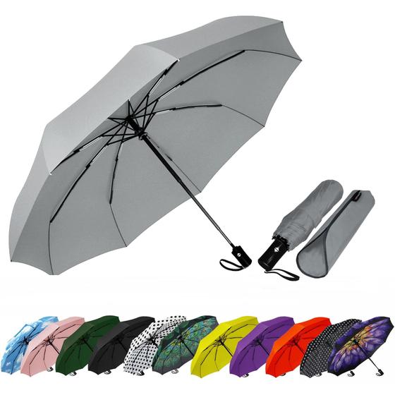 Imagem de Guarda-chuva SIEPASA Windproof Travel Compact Automatic Grey