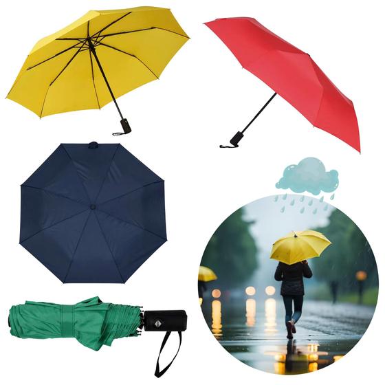 Imagem de Guarda Chuva Sombrinha Automatico Resistente Ao Vento