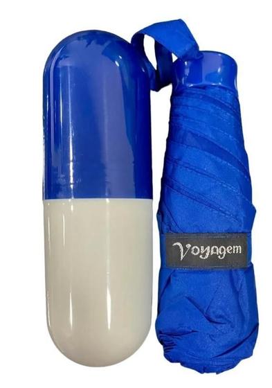 Imagem de Guarda Chuva Super Mini Com Cápsula Voyagem 054/7K - Azul