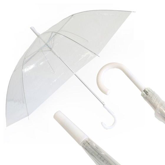 Imagem de Guarda chuva transparente cabo colorido 008 - rpires