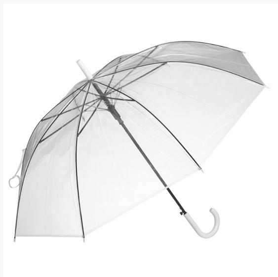Guarda Chuva Transparente Cores Grande Automático Pronta entrega Menor preço em Guarda Chuva Transparente Cores Grande Automático Pronta entrega