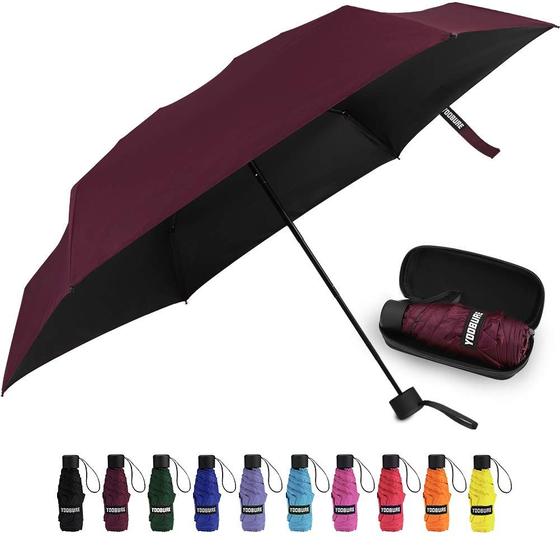 Imagem de Guarda-Chuva Yoobure Mini Compacto e Leve com Estojo