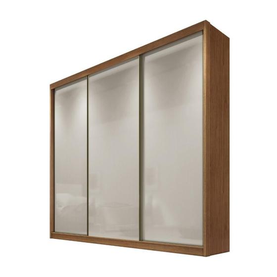 Imagem de Guarda Roupa 100% MDF 3 Portas 8 Gavetas Cumaru Fendi