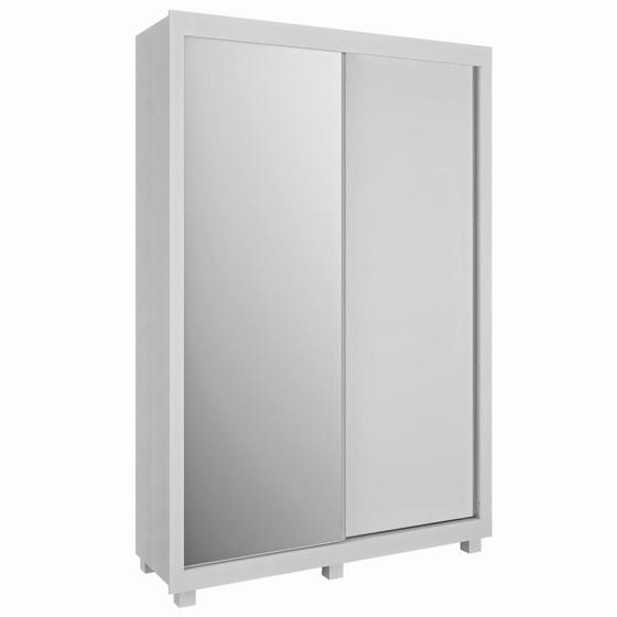 Guarda Roupa 2 Portas de Correr Com Espelho Honduras MDF Móveis Rimo ...