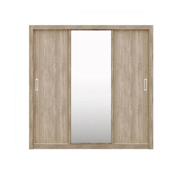 Imagem de Guarda Roupa 3 Portas de Correr Residence com Espelho Demobile