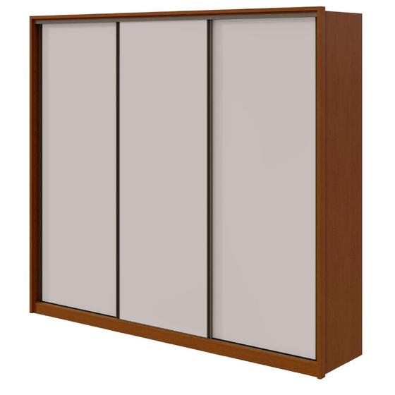 Imagem de Guarda Roupa 3 Portas Spazio 2,70 Frassino/off White/frassino - Móveis Lopas