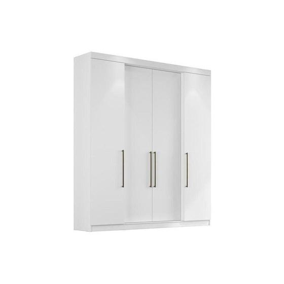 Imagem de Guarda Roupa 4 Portas  e 4 Gavetas PH 1717 Branco - Herval