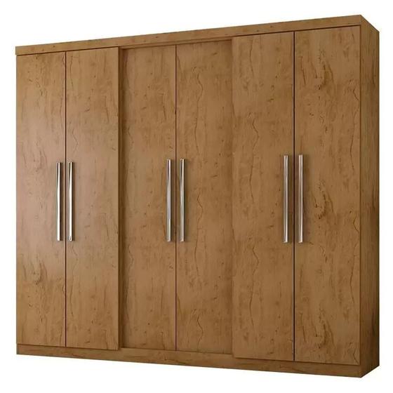 Guarda Roupa 6 Portas Casal 6000-97 Freijó - Araplac Menor preço em Guarda Roupa 6 Portas Casal 6000-97 Freijó - Araplac