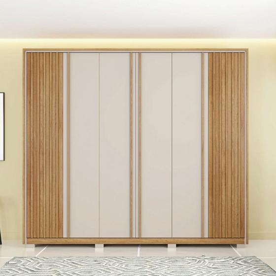 Imagem de Guarda Roupa Apollo com 6 Portas 4 Gavetas sem Espelho Caemmun 2,70