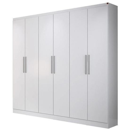 Imagem de Guarda-Roupa Branco 6 Portas Casal Édez Magnolia