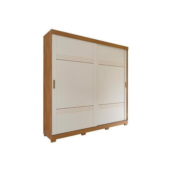 Imagem de Guarda Roupa Casal 100% Mdf 2 Portas de Correr Blumenau Panan Móveis