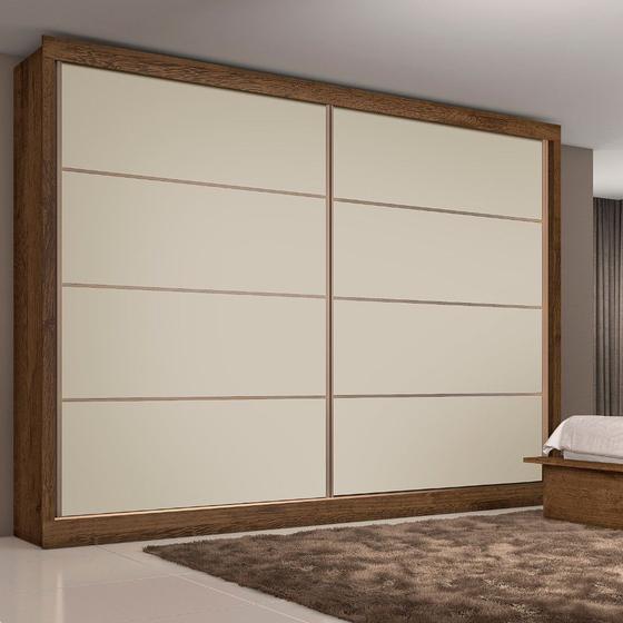 Imagem de Guarda Roupa Casal 2 Portas 6 Gavetas Sevilha Flex Color em MDF Made Marcs