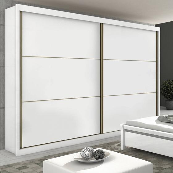 Imagem de Guarda Roupa Casal 2 Portas 6 Gavetas Toronto New Móveis Lopas Branco