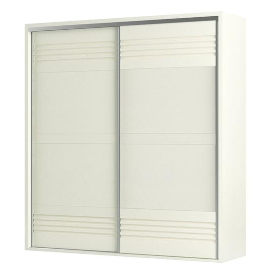 Imagem de Guarda Roupa Casal 223cm 2 Portas de Correr 100% MDF TW602 Off White - Dalla Costa