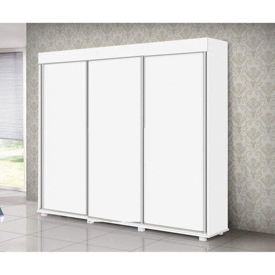 Imagem de Guarda-Roupa Casal 3 Portas 4 Gavetas Servilha Pelaio Móveis