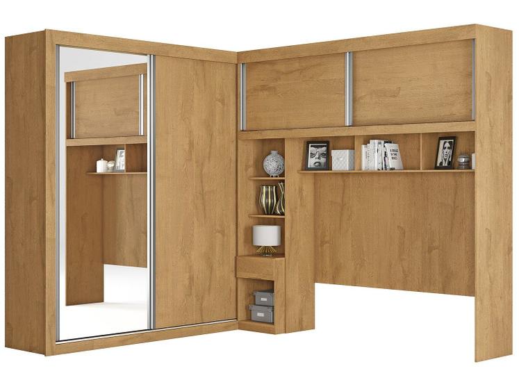 Imagem de Guarda-roupa Casal 4 Portas de Correr 5 Gavetas