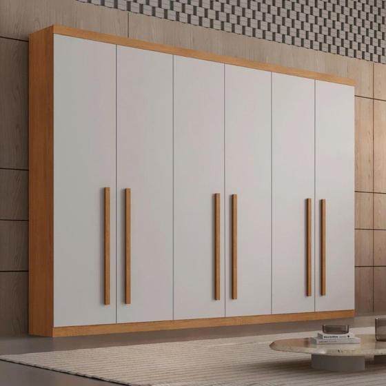 Imagem de Guarda Roupa Casal 6 Portas 6 Gavetas Pernanbuco Rufato