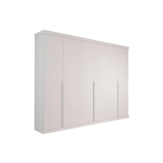 Imagem de Guarda Roupa Casal 6 Portas e 6 Gavetas Guarapari Branco - Panan