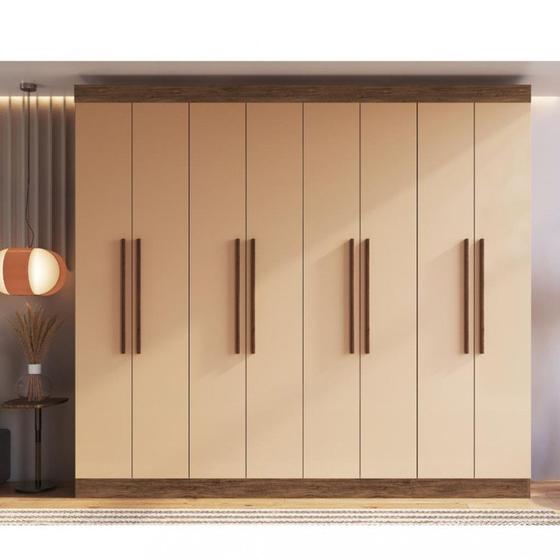 Imagem de Guarda Roupa Casal 8 Portas 4 Gavetas MDF California Doripel