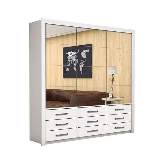 Guarda Roupa Casal Anjos Premium 3 Portas 9 Gavetas Carioca Móveis é boa?
