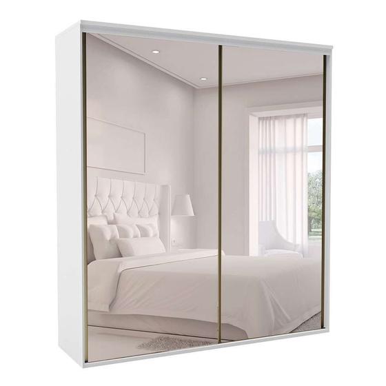 Guarda-Roupa Casal com Espelho Luminum 2 PT 6 GV Branco é boa?