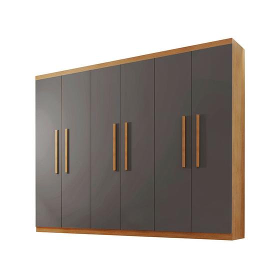 Guarda Roupa Casal Hera 6 Portas MDF Rufato