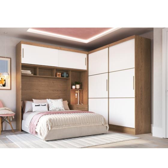 Imagem de Guarda Roupa Casal Modulado 2 Peças Classic