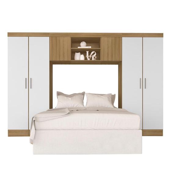Guarda Roupa Casal Modulado Rubia Boreal/branco - Móveis Arapongas é boa?
