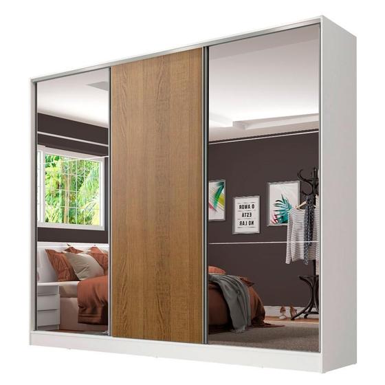 Imagem de Guarda Roupa Casal Royale 3 Portas de Correr Madesa