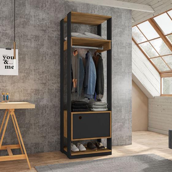 Imagem de Guarda Roupa Closet Aberto Organizador Com Porta Titan