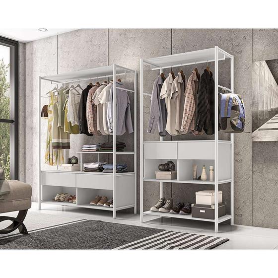 Guarda-Roupa Closet Modulado Barcelona e Guarda-Roupa Closet Modulado ...