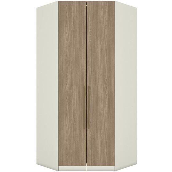 Imagem de Guarda Roupa Closet Modulado De Canto 2 Portas Dileto Areia Jequitiba Henn