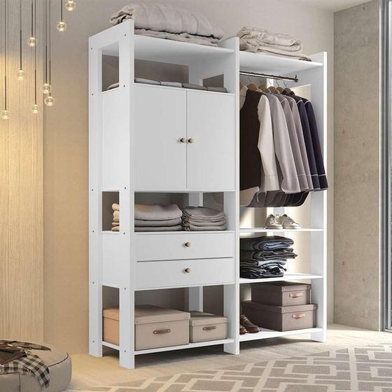 Imagem de Guarda Roupa Closet Modulado Toronto Branco