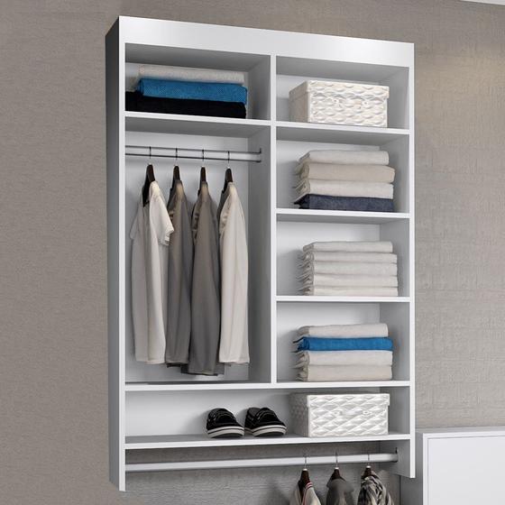 Guarda-roupa Closet Sem Gaveta Kd1700 Bac Branco é boa?