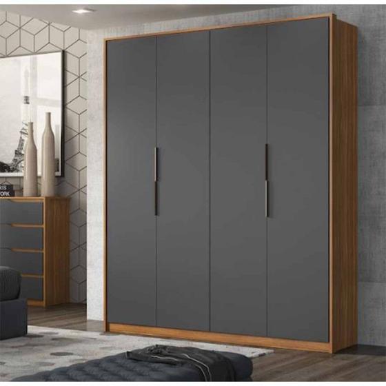 Guarda Roupa Demóbile Attore 4 Portas 3 Gavetas Sem Espelho D43010K-151 Menor preço em Guarda Roupa Demóbile Attore 4 Portas 3 Gavetas Sem Espelho D43010K-151