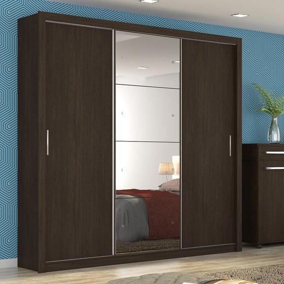 Imagem de Guarda-Roupa Demóbile Residence II com Espelho 03 Portas