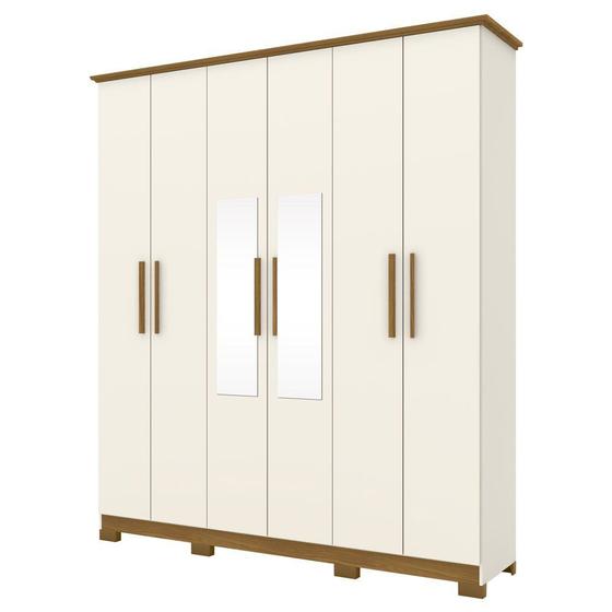 Guarda Roupa Henn 6 Portas 3 Gavetas DE211 Cover Menor preço em Guarda Roupa Henn 6 Portas 3 Gavetas DE211 Cover