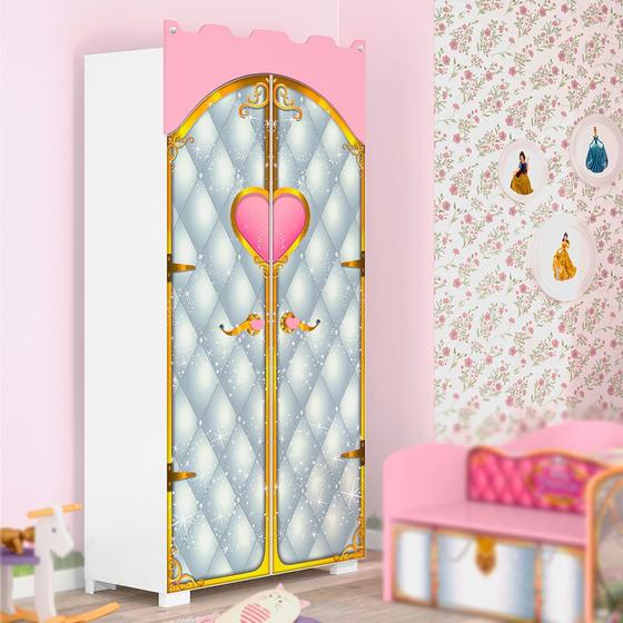 Guarda Roupa Infantil Castelo Premium Pura Magia Menor preço em Guarda Roupa Infantil Castelo Premium Pura Magia