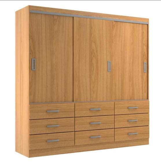 Guarda Roupa Isabela 3 Portas 9 Gavetas Evidência Móveis é ruim? Guarda Roupa Isabela 3 Portas 9 Gavetas Evidência Móveis é boa?