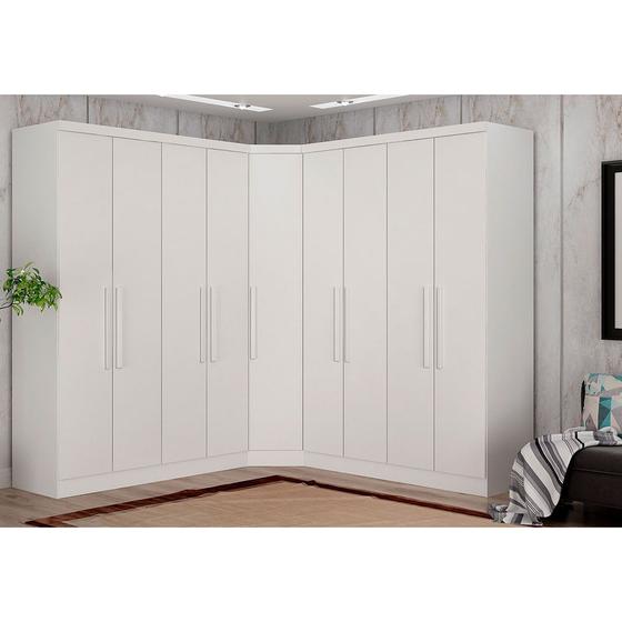Guarda-Roupa Modulado de Casal Safira 001 em MDF com 9 Portas e 6 Gavetas Clic Móveis Menor preço em Guarda-Roupa Modulado de Casal Safira 001 em MDF com 9 Portas e 6 Gavetas Clic Móveis